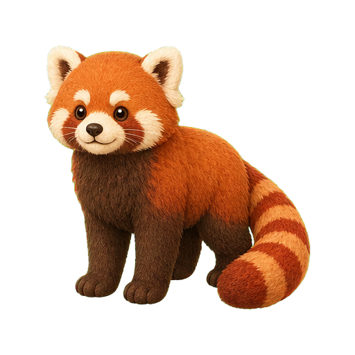 Fully grown Red Panda